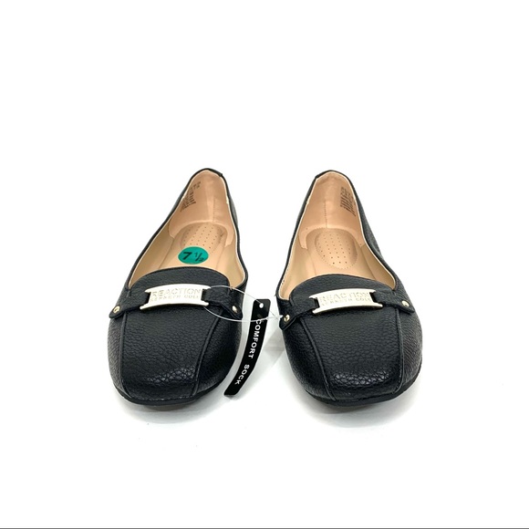 Kenneth Cole Flash Time Black Faux Pebbled Leather Comfort Loafers New Nwt - Picture 3 of 15